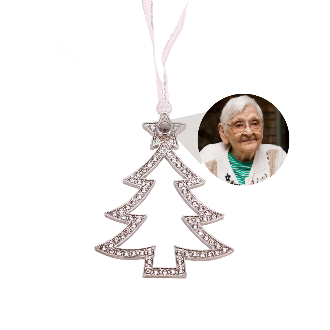 christmas tree projection ornament