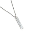 Handwriting Necklace Bar Pendant