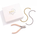 Permanent Bracelet Kit flat lay on a white background