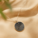 Round Fingerprint Necklace