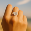 Small Heart Fingerprint Ring