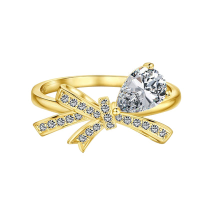 Tiny Bow Tie Ring