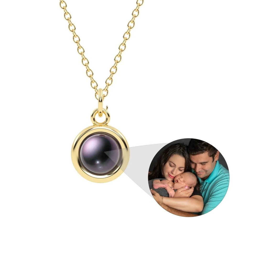 Buy a266XDKSJK Custom Photo Projection Necklace I Love You Necklace, 100  Languages Projection Pendant Loving Memory Collarbone Necklace(Rose Gold  Full Color 14) at Amazon.in
