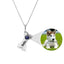 "Dog Bone Projection Necklace: A heartwarming necklace featuring a dog bone charm with a projection feature."