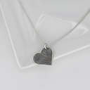 Heart Double Fingerprint Necklace
