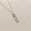 Bar Fingerprint Necklace