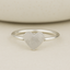 Small Heart Fingerprint Ring