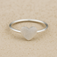 Small Heart Fingerprint Ring