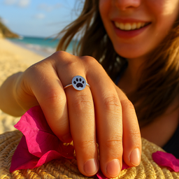 Paw Print Ring