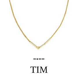 Morse Code Necklace