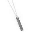 Bar Fingerprint Necklace