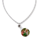 Special Diamond Tennis Projection Necklace